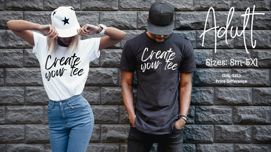 Adult: Create Your Own Tees